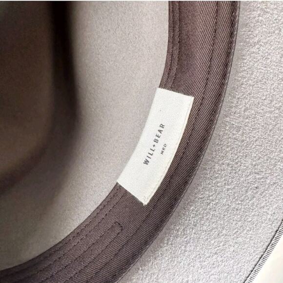 Will + Bear Unisex Medium Hat Calloway Fawn 100% Wool Wide Brim MSRP $119 NWT - Picture 4 of 6